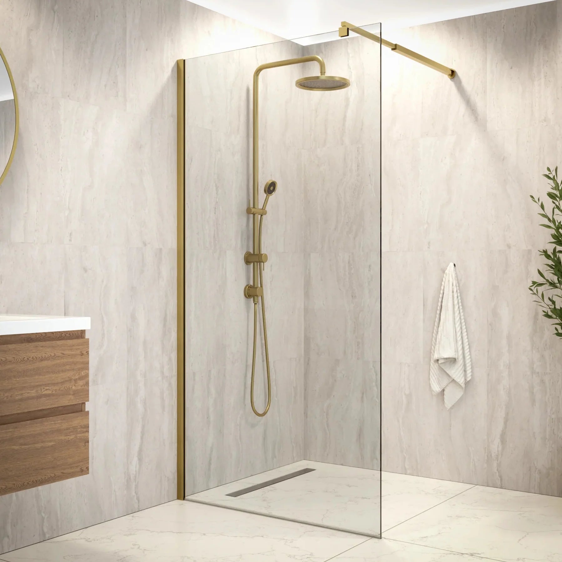 Douchewand Elva - 100x200cm - WDtegels