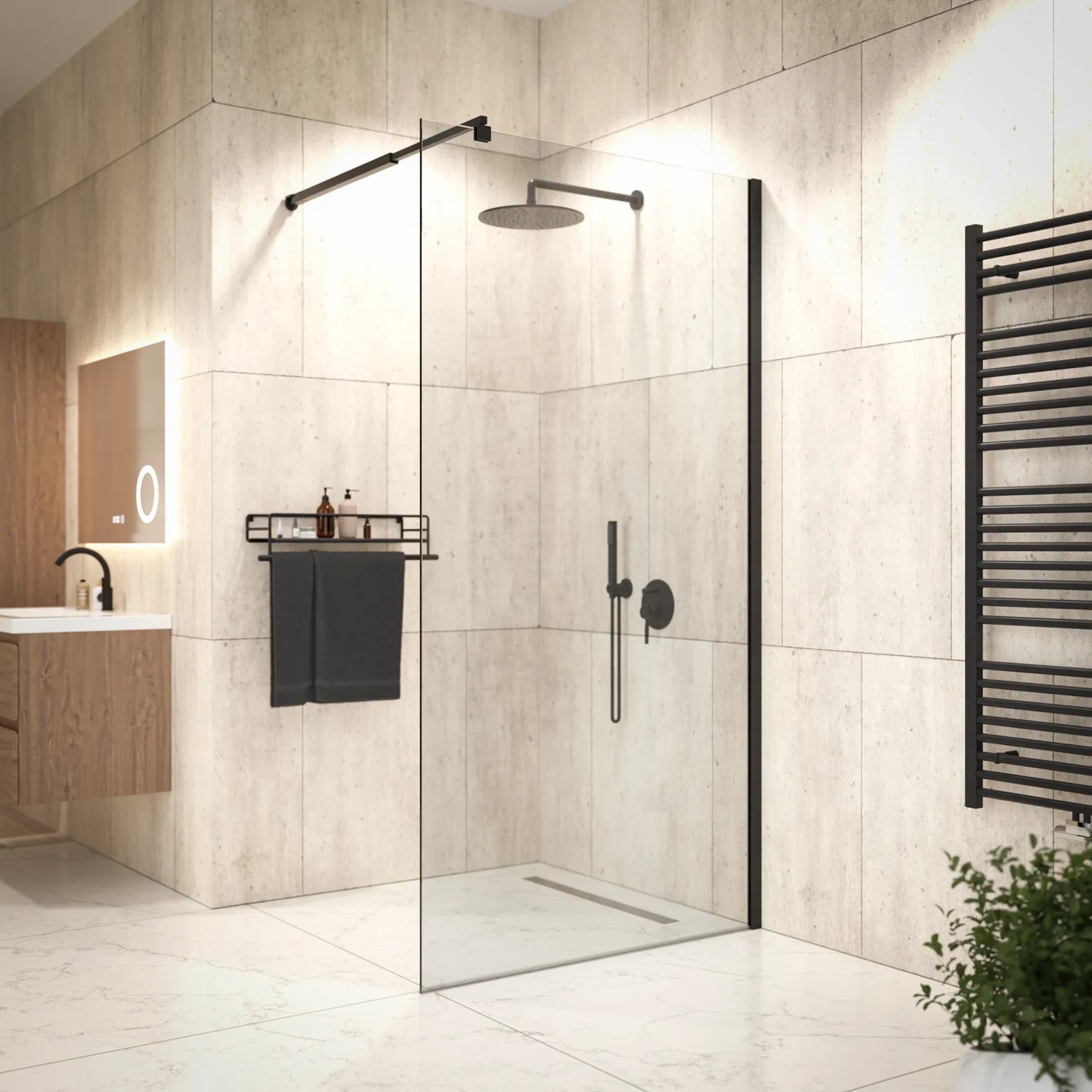 Douchewand Aris - 100x200cm - WDtegels