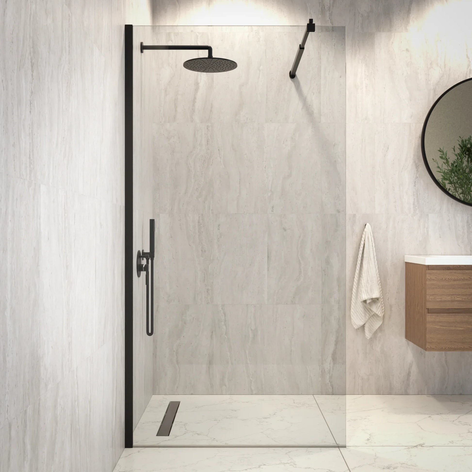 Douchewand Aris - 100x200cm - WDtegels
