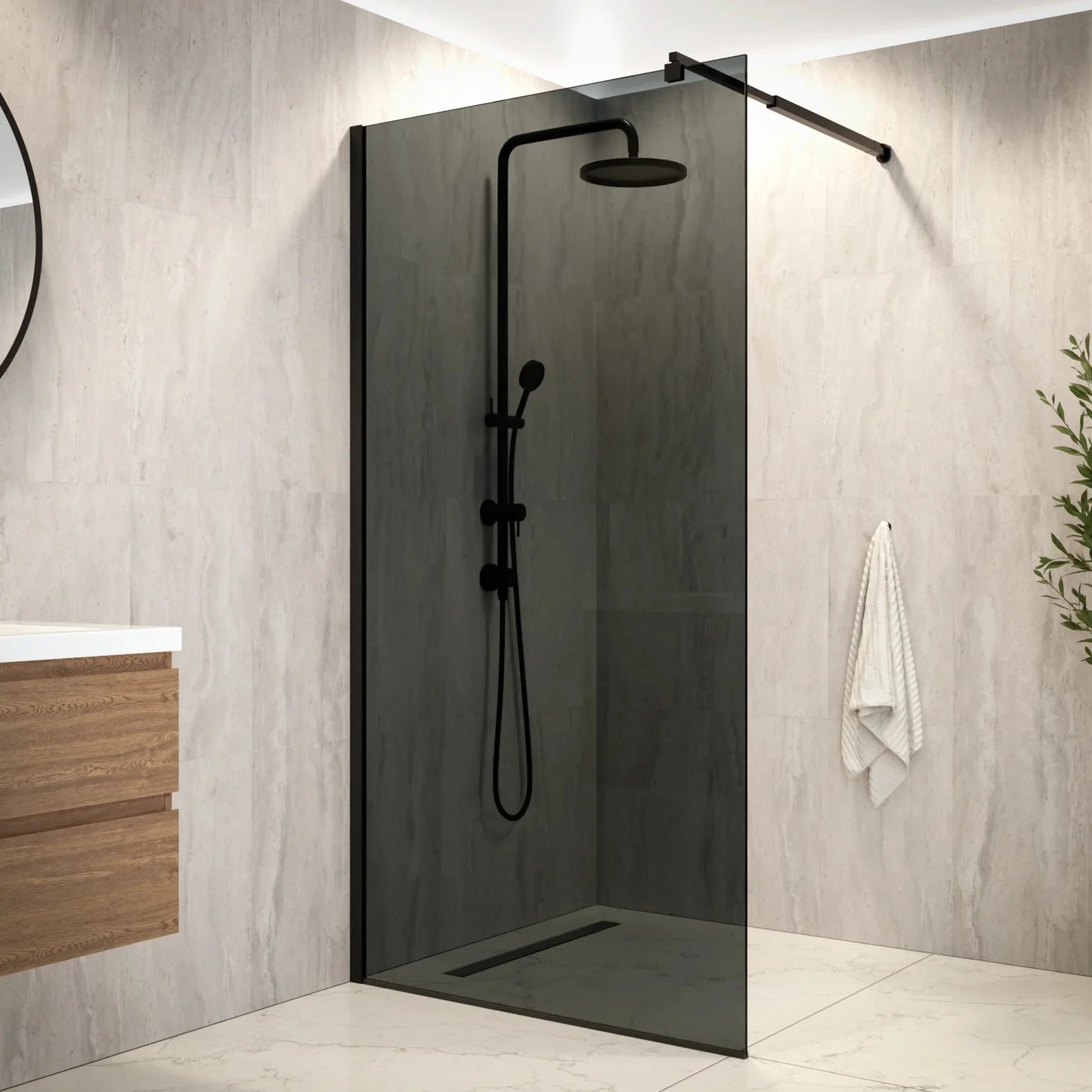 Douchewand Nova - 100x200cm - WDtegels
