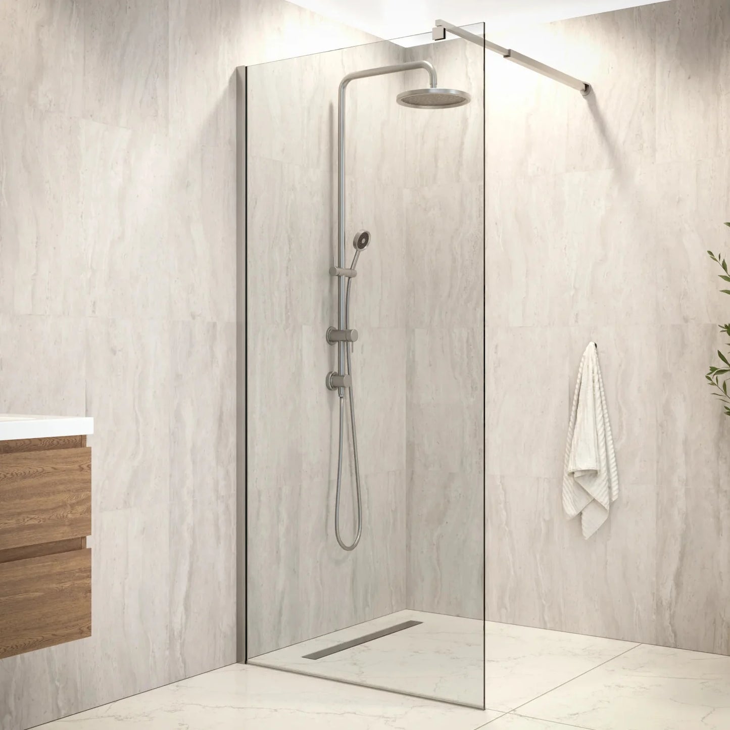 Douchewand Zaro - 90x200cm - WDtegels