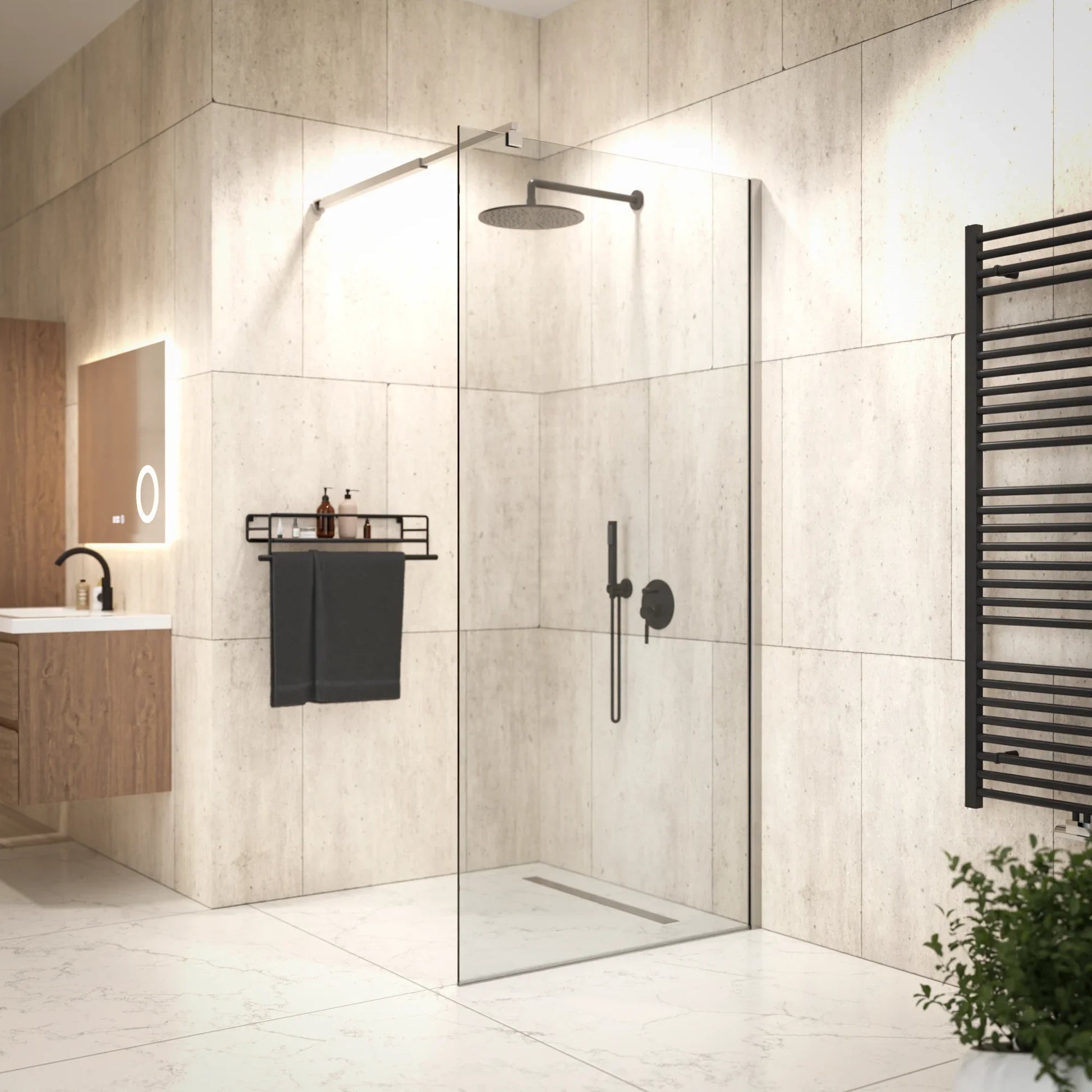 Douchewand Zaro - 90x200cm - WDtegels