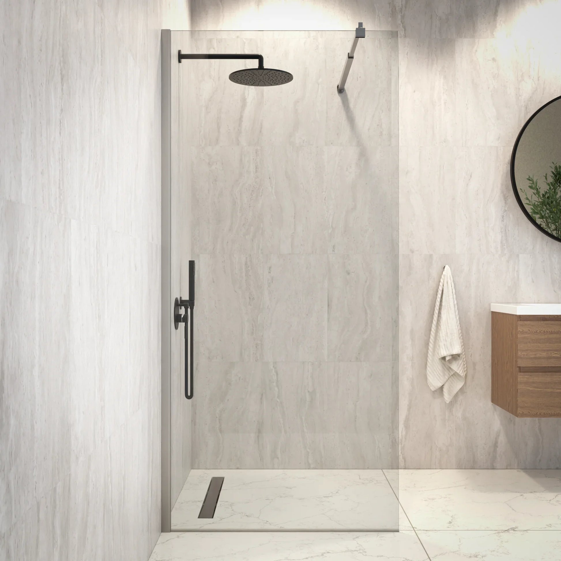Douchewand Zaro - 90x200cm - WDtegels