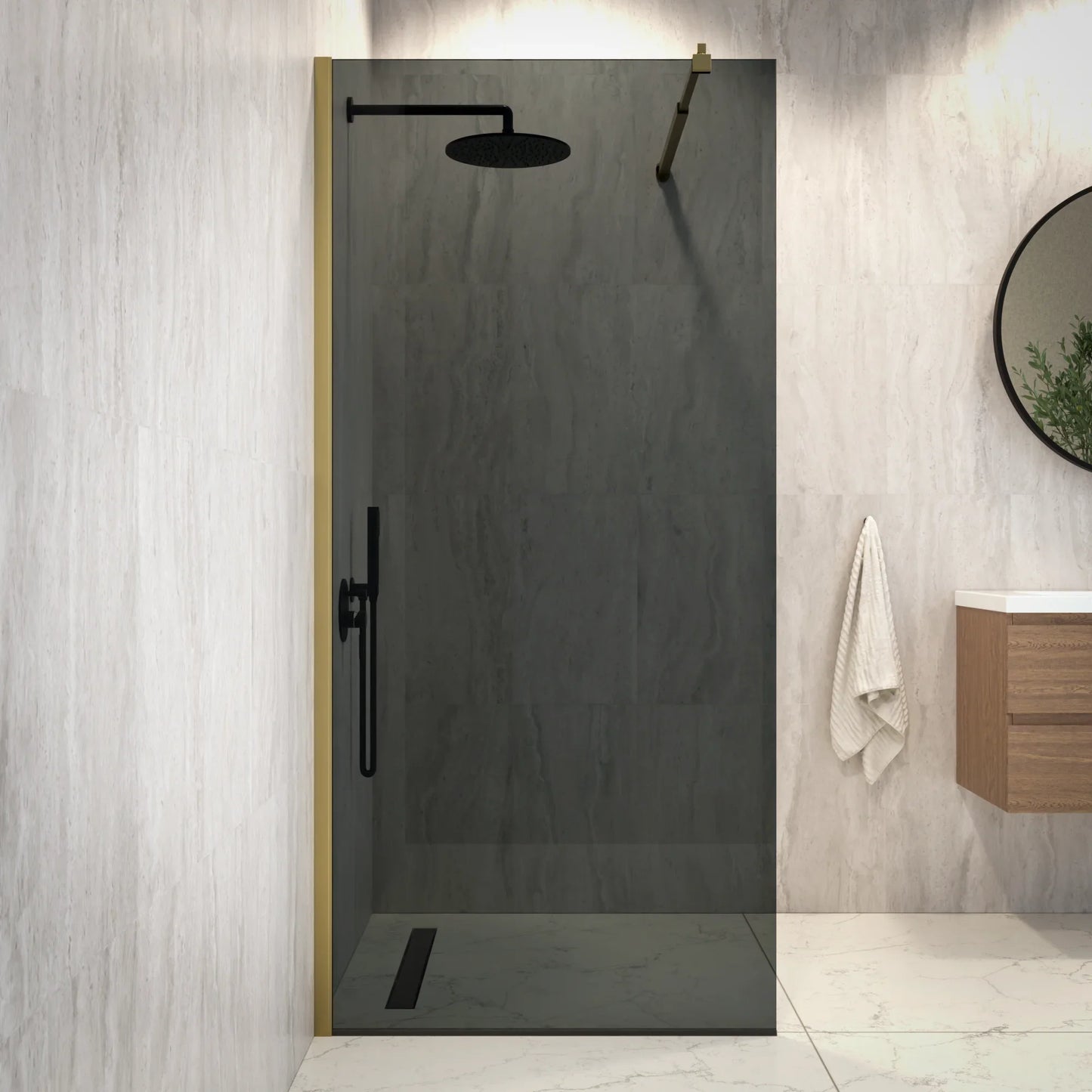 Douchewand Vero - 90x200cm - WDtegels