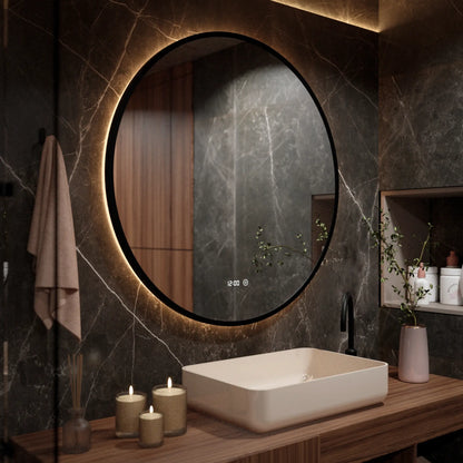 Badkamerspiegel - 120cm - Zwart Frame