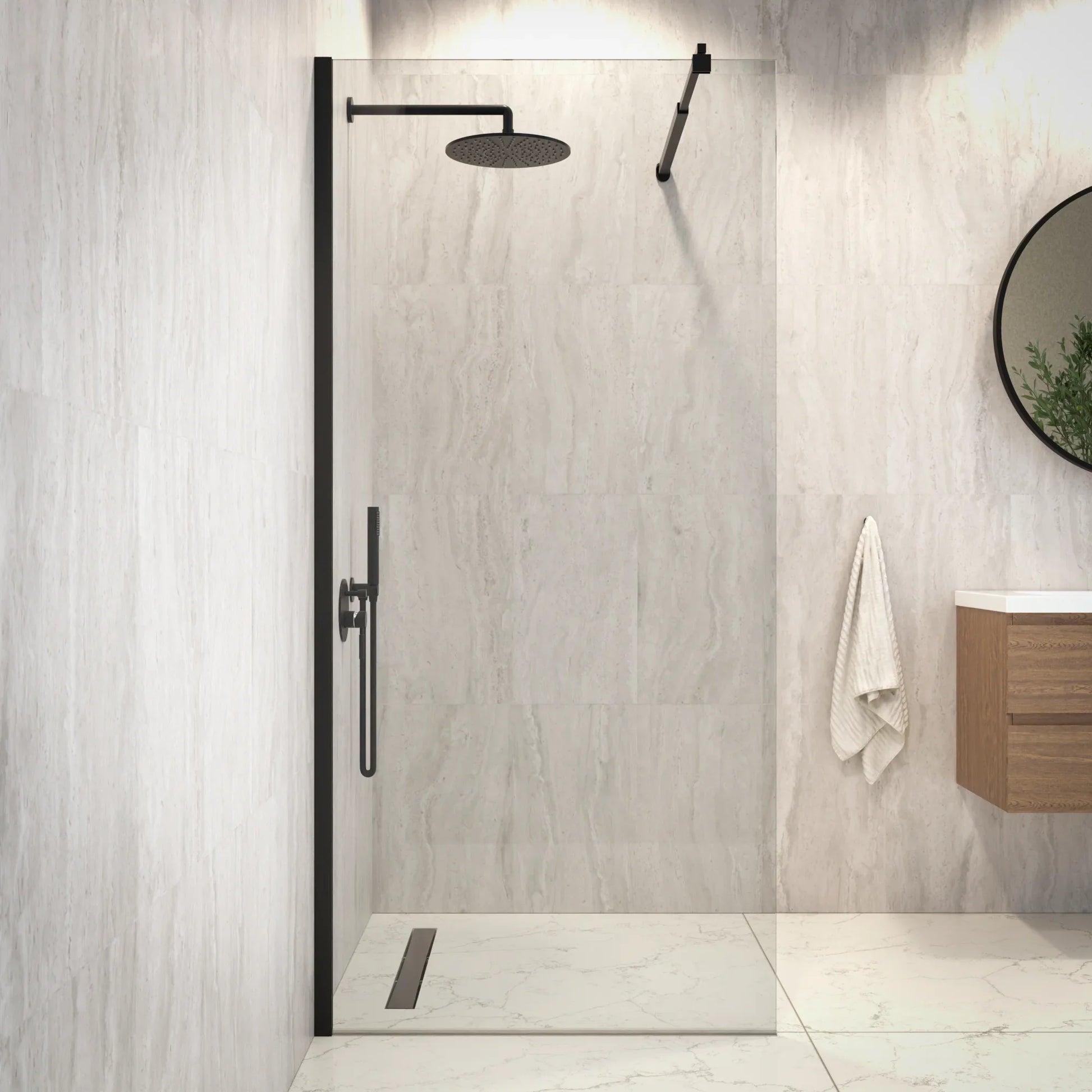 Douchewand Aris - 90x200cm - WDtegels