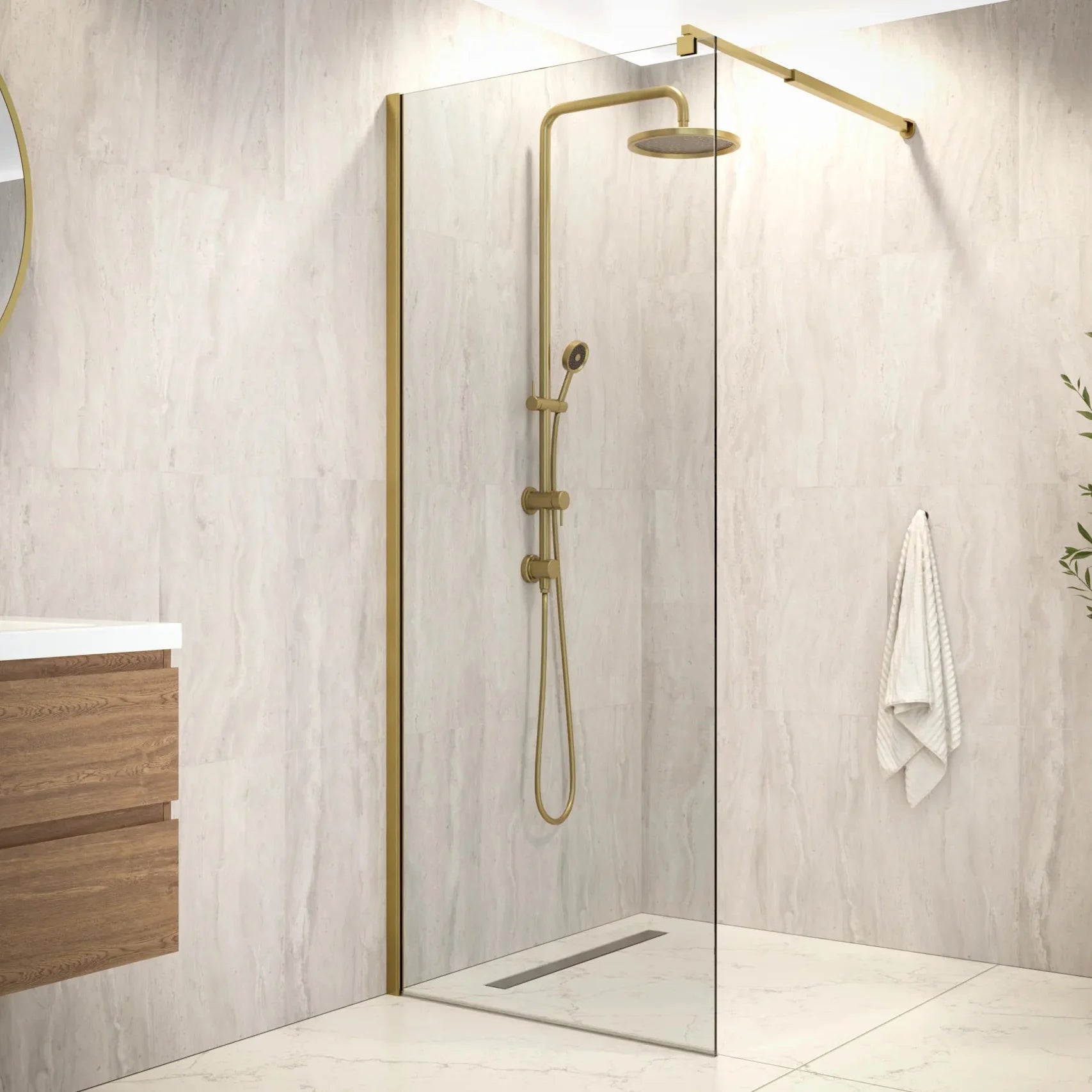 Douchewand Elva - 80x200cm - WDtegels