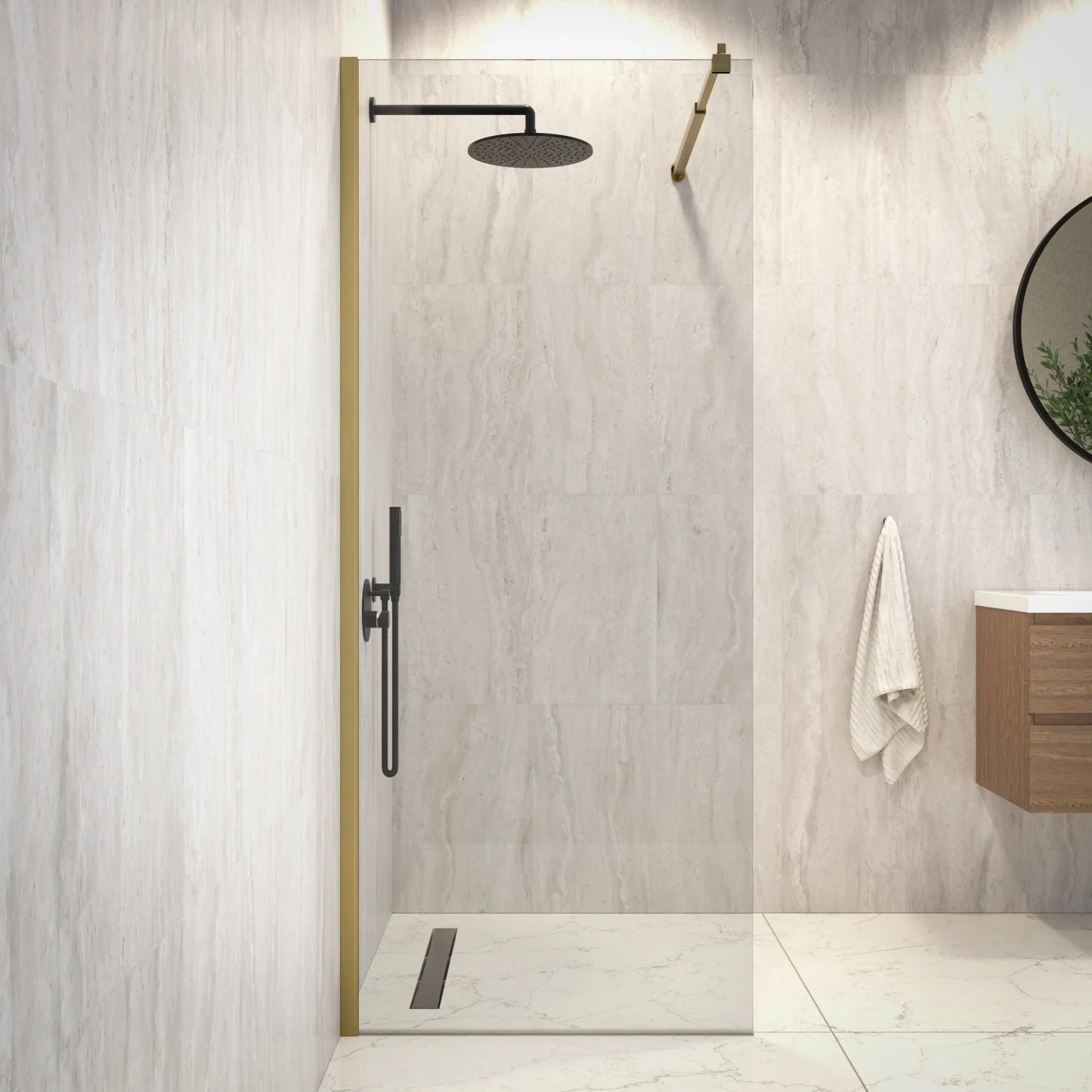 Douchewand Elva - 80x200cm - WDtegels