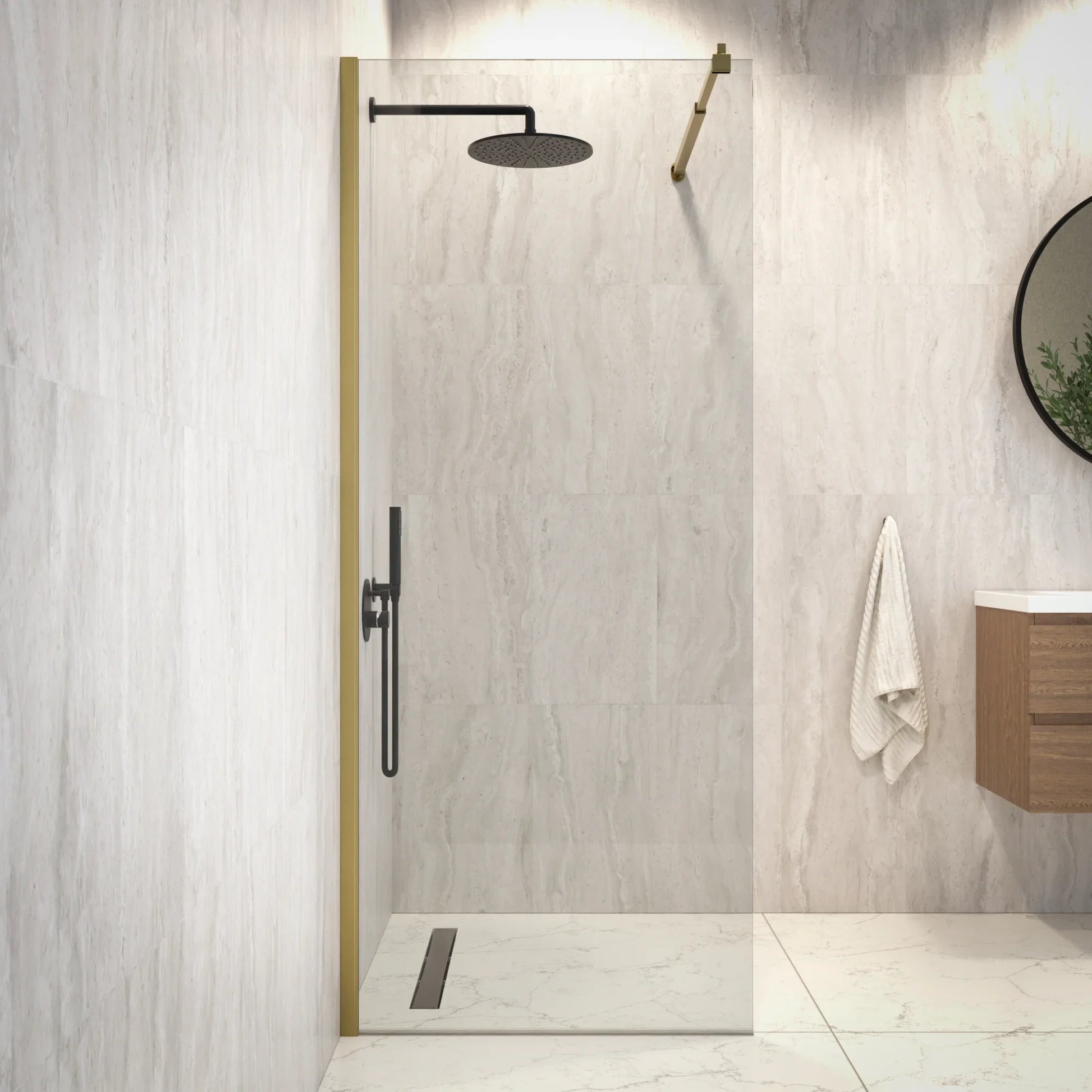 Douchewand Elva - 80x200cm - WDtegels