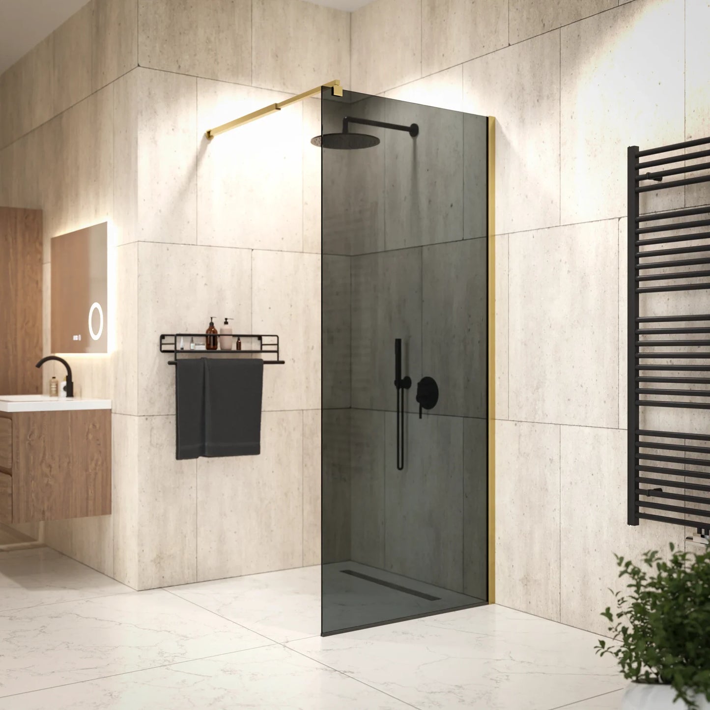 Shower screen Vero - 80x200cm
