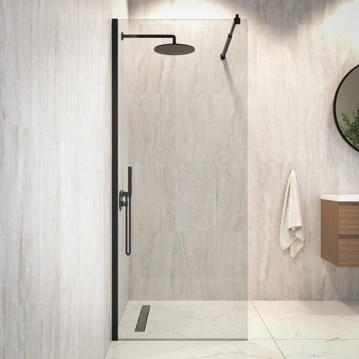 Douchewand Aris - 80x200cm - WDtegels