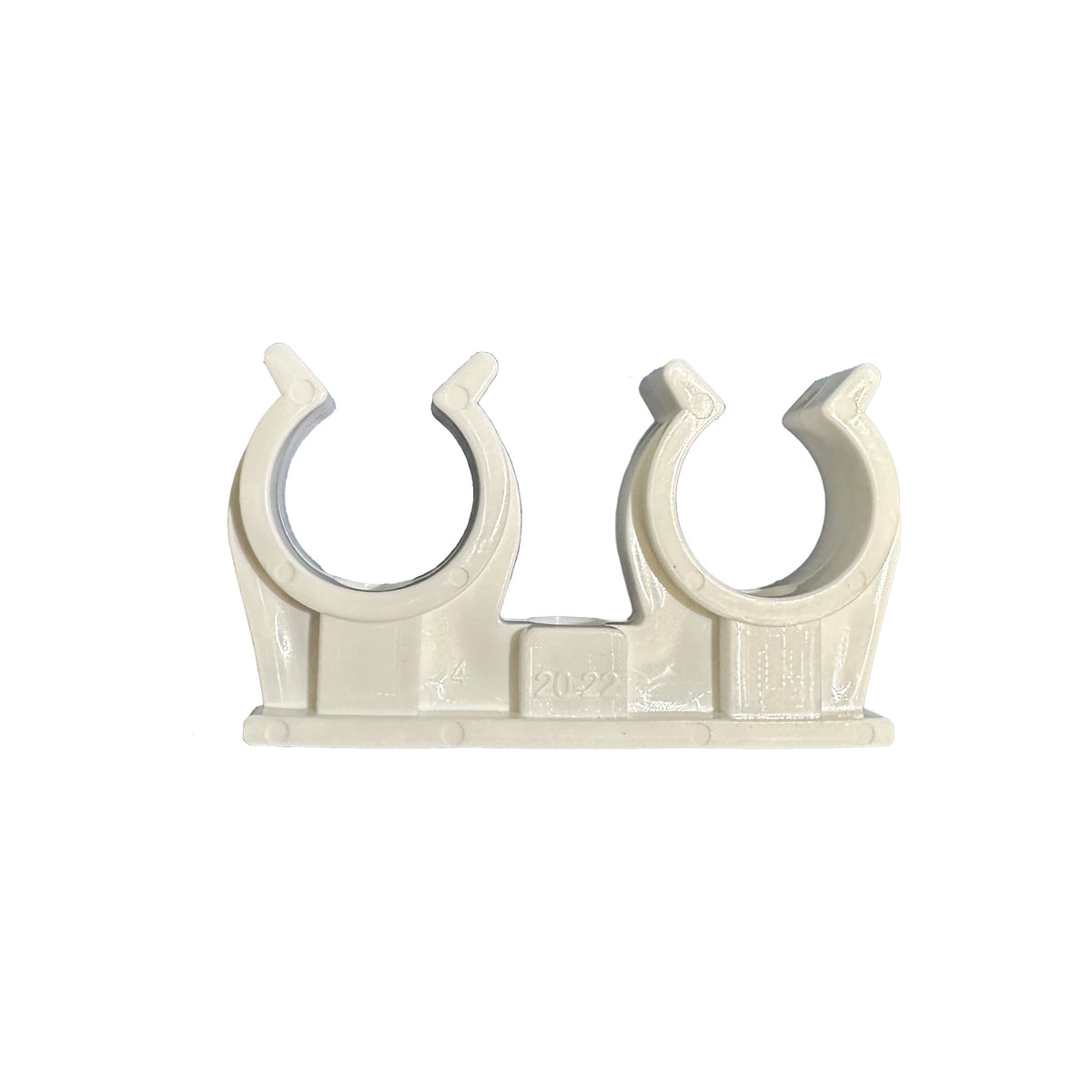 Klembeugel 22mm dubbel - 8 stuks