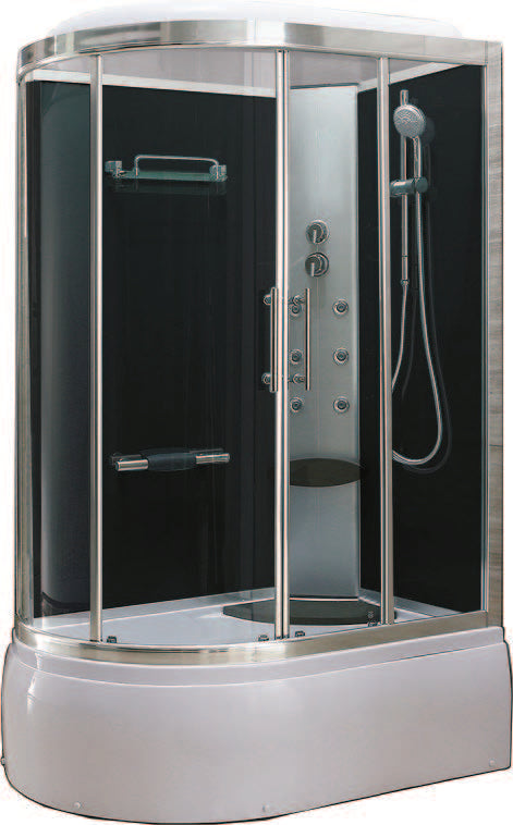Wiesbaden Premium bad/douche 130x90x220 cm veiligheidsglase 5 mm - WDtegels