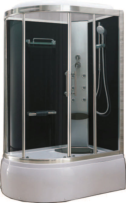 Wiesbaden Premium bad/douche 130x90x220 cm veiligheidsglase 5 mm - WDtegels