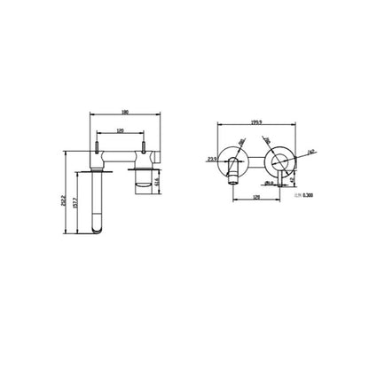 Inbouw Wastafelmengkraan RVS