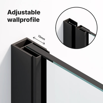 Douchewand Luna - 80x200cm - WDtegels