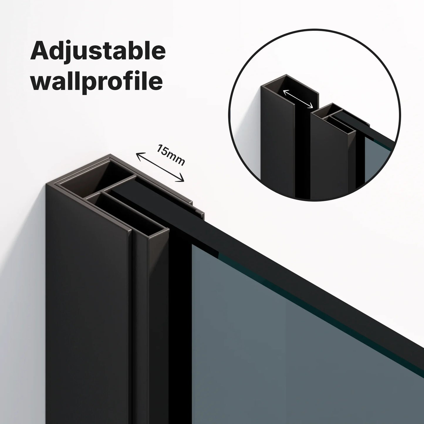 Shower screen Nova - 120x200cm - PRE-ORDER