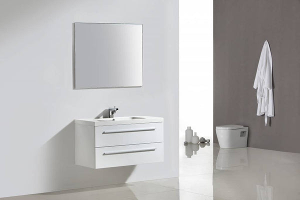 Bathroom furniture promotion set RN 100 High Gloss White