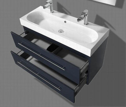 Badmeubel Compact Line 100 Hoogglans Antraciet