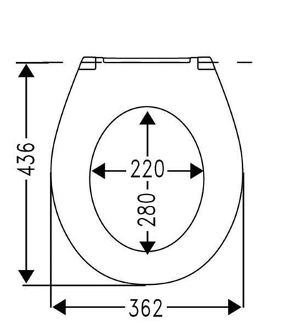 Cedo Sahara Asiento de inodoro/inodoro de asiento Multi