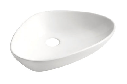 Elite waskom rond 58,5 x 39 x 14 cm keramiek glans wit - WDtegels