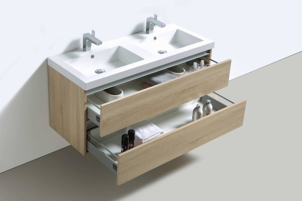Badmeubelset Trendline 120 Light Wood - WDtegels