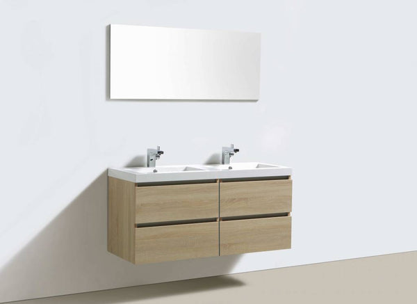 Badmeubelset Trendline 120 Light Wood met 4 lades