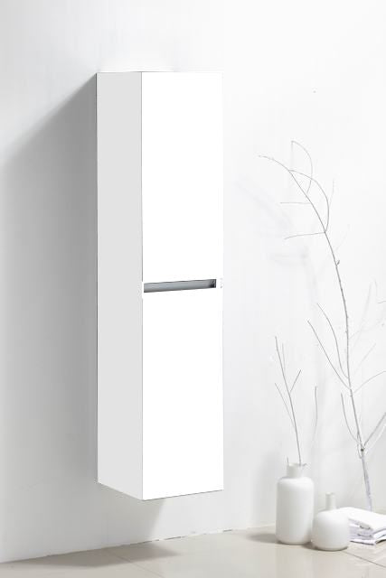 Kolomkast Trendline 160x35x35cm Hoogglans Wit