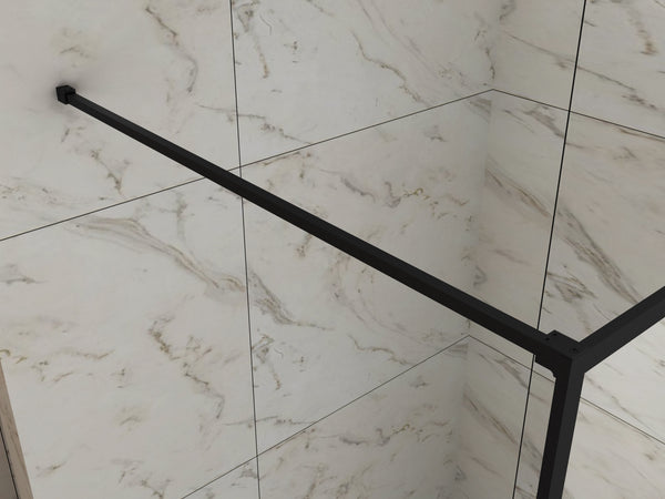 Stabilizer bar 1200mm for Square walk-in shower matt black