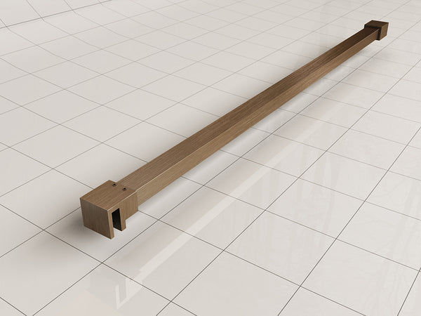 Slim stabilizer bar 120 cm brushed bronze copper
