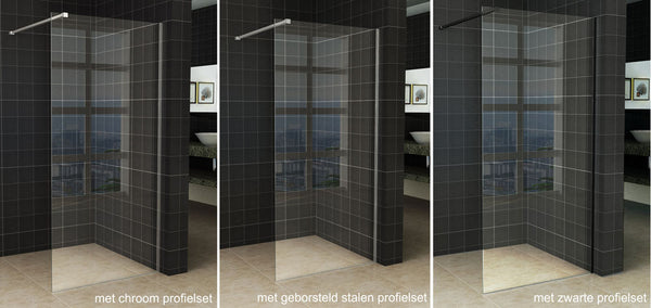 Wiesbaden Slim glasplaat helder 60x200 cm - 8mm NANO glas