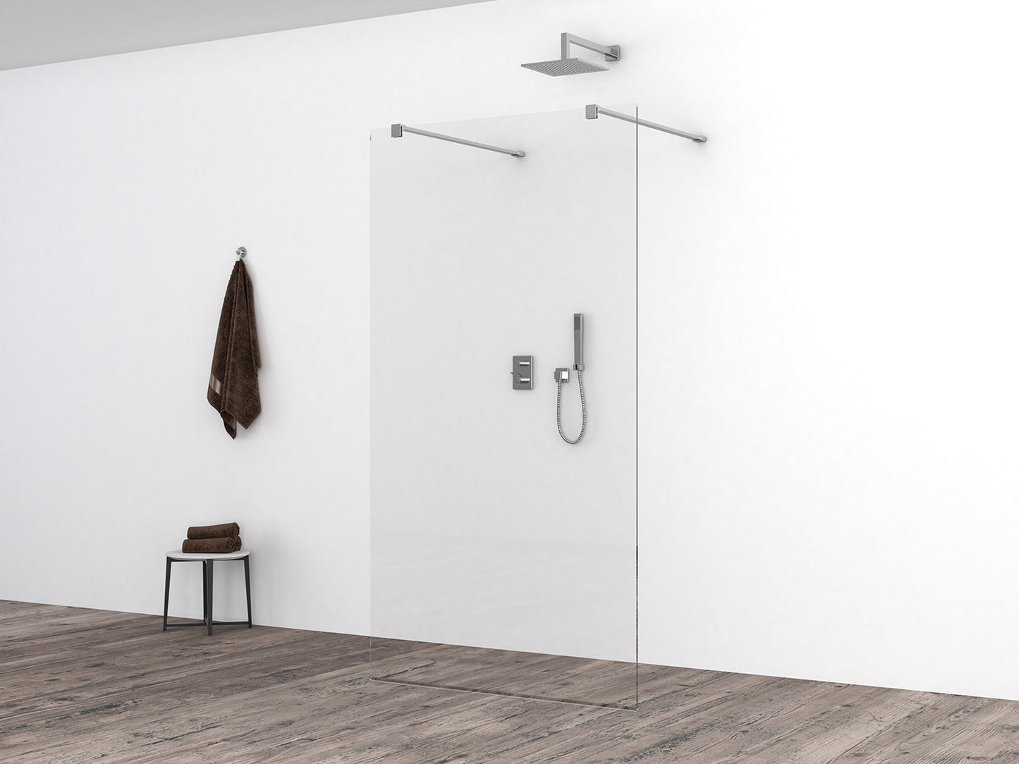 Slim glasplaat 700 x 2000 x 8 mm nano helder glas