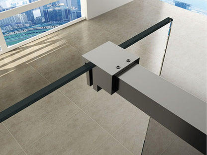 Slim profielset met stabilisatiestang 120 cm chroom - WDtegels