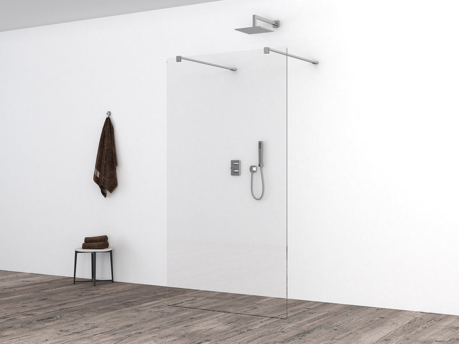 Slim glasplaat 850 x 2000 x 8 mm nano helder glas - WDtegels