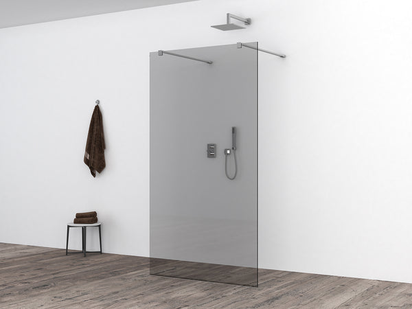 Slim glasplaat 1000 x 2000 x 8 mm nano rookglas