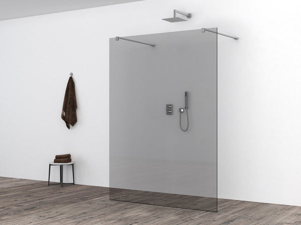 Slim glasplaat 1400 x 2000 x 8 mm nano rookglas