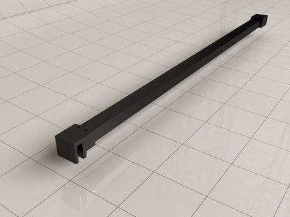 Slim stabilisatiestang 120 cm mat zwart - WDtegels
