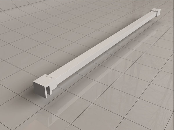 Slim stabilizer bar 120 cm matt white