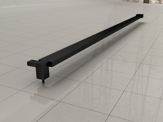 Wiesbaden Horizon stabilisatiestang 120 cm voor nisdeur mat zwart (oud model) - WDtegels