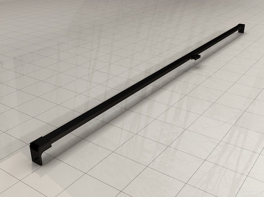 Horizon stabilisatiestang voor nisdeur mat zwart - WDtegels