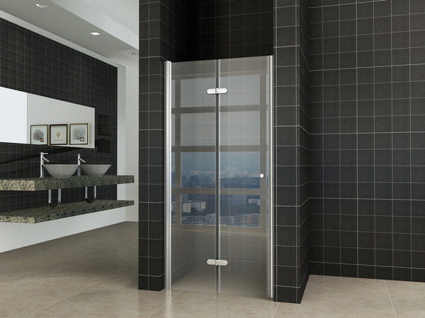 Wiesbaden folding niche door 80x202 cm left 8 mm NANO glass