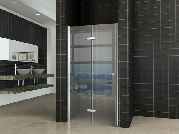 Wiesbaden folding niche door 90x202cm left 8mm NANO glass