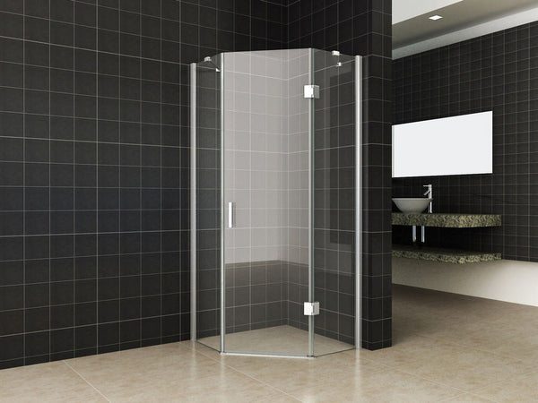 Wiesbaden 5-hoek douchecabine | 90x90x200cm | 8mm nano veiligheidsglas