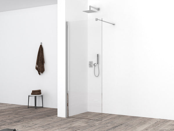 Comfort inloopdouche 600 x 2000 x 10 mm nano helder glas/chroom