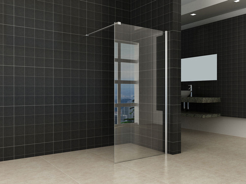 Wiesbaden Comfort inloopdouche 90x200 cm - 10mm NANO glas - WDtegels