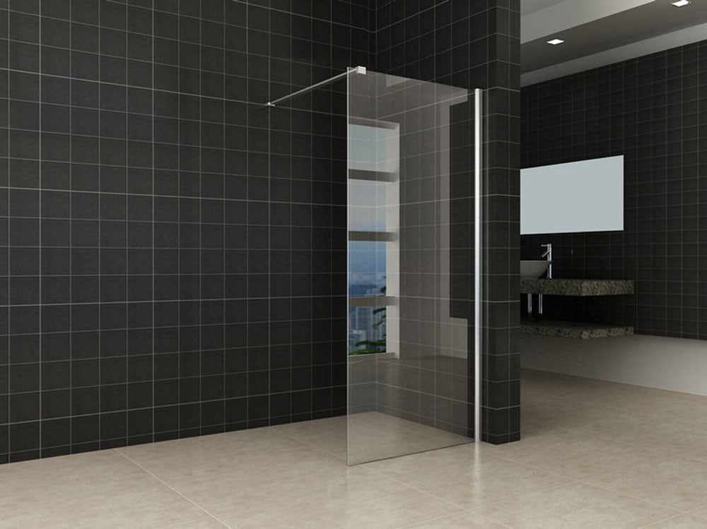 Wiesbaden Comfort inloopdouche 80x200 cm - 10mm NANO glas - WDtegels