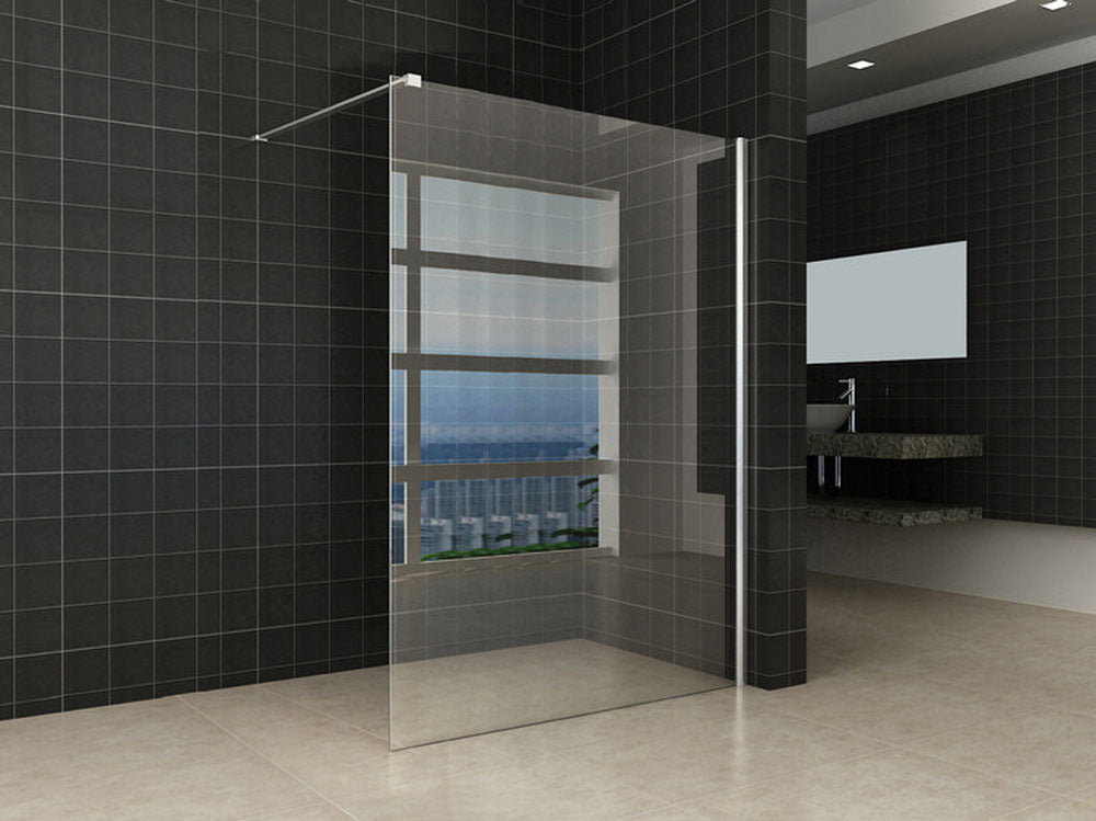 Wiesbaden Comfort inloopdouche 140x200 cm - 10mm NANO glas - WDtegels
