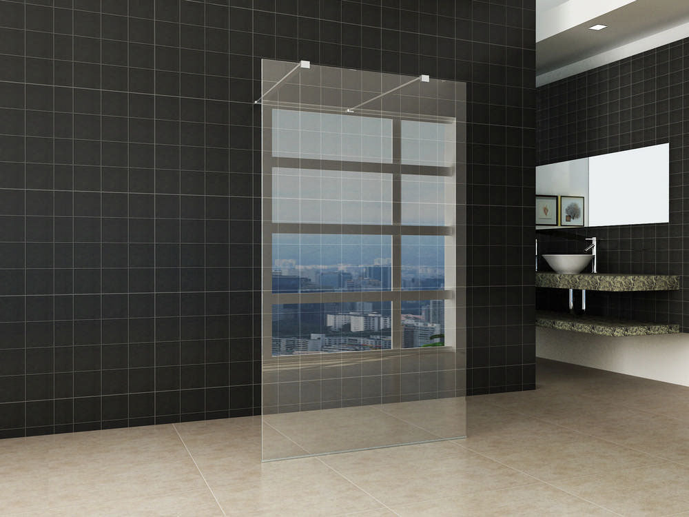 Free vrijstaande inloopdouche 120 cm 10 mm Nano