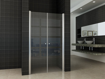 Wiesbaden dubbele pendeldeur in nis 120x200 cm - WDtegels