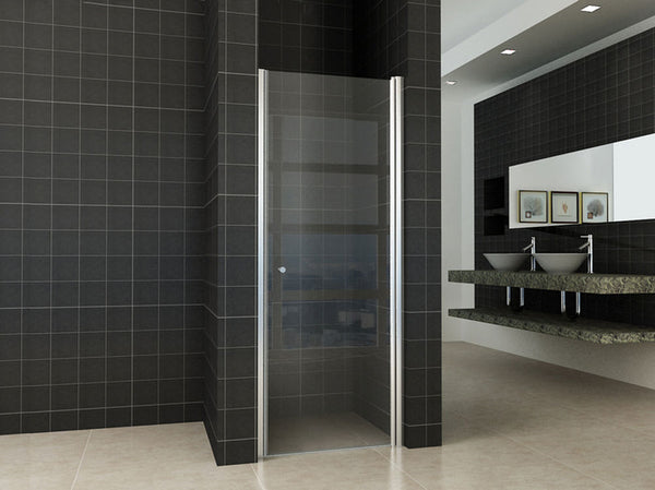 Between niche door 700 x 2000 x 8 mm nano clear glass/chrome